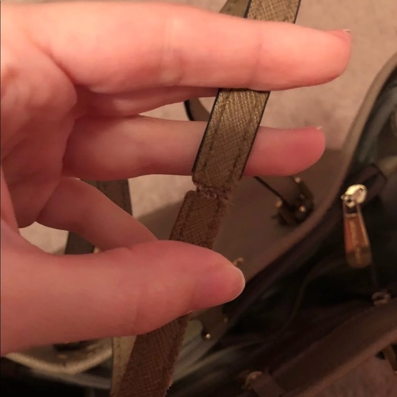 Michael Kors Taupe Tote - Picture 6 of 7